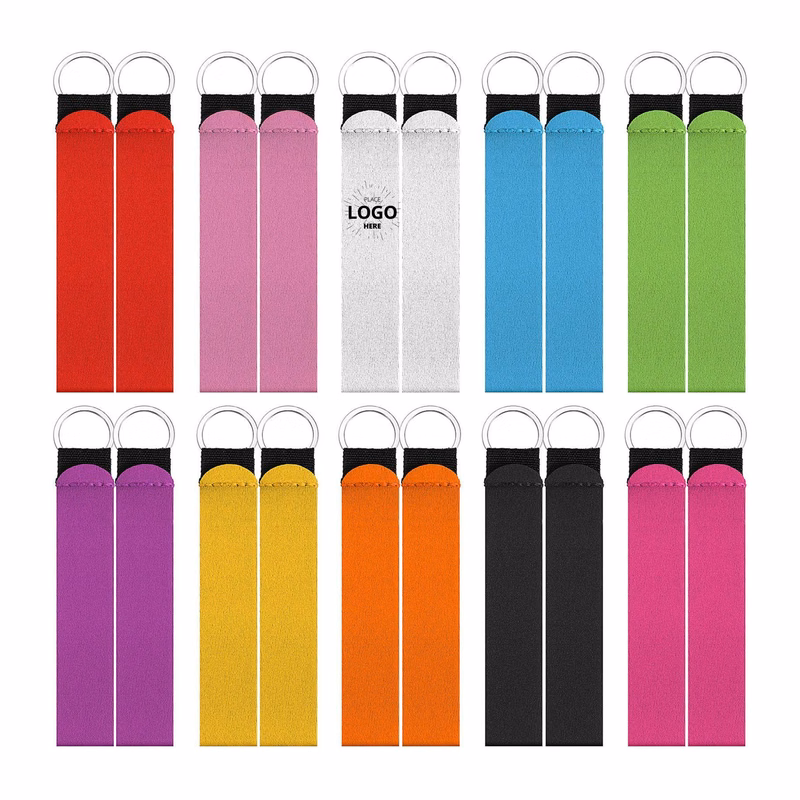 Full Color Neoprene Wrist Keychain