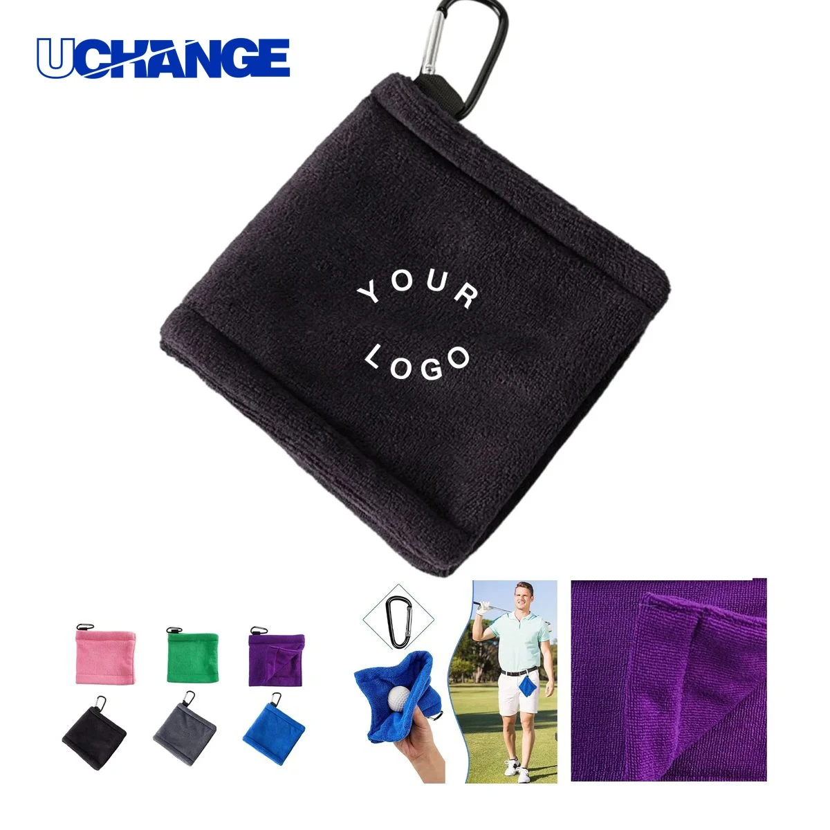 Microfiber Golf Ball Cleaning Towel Cleaning Towel Customizable 1