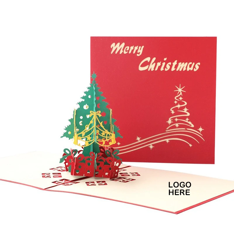 3D Christmas Custom Greeting Cards 1