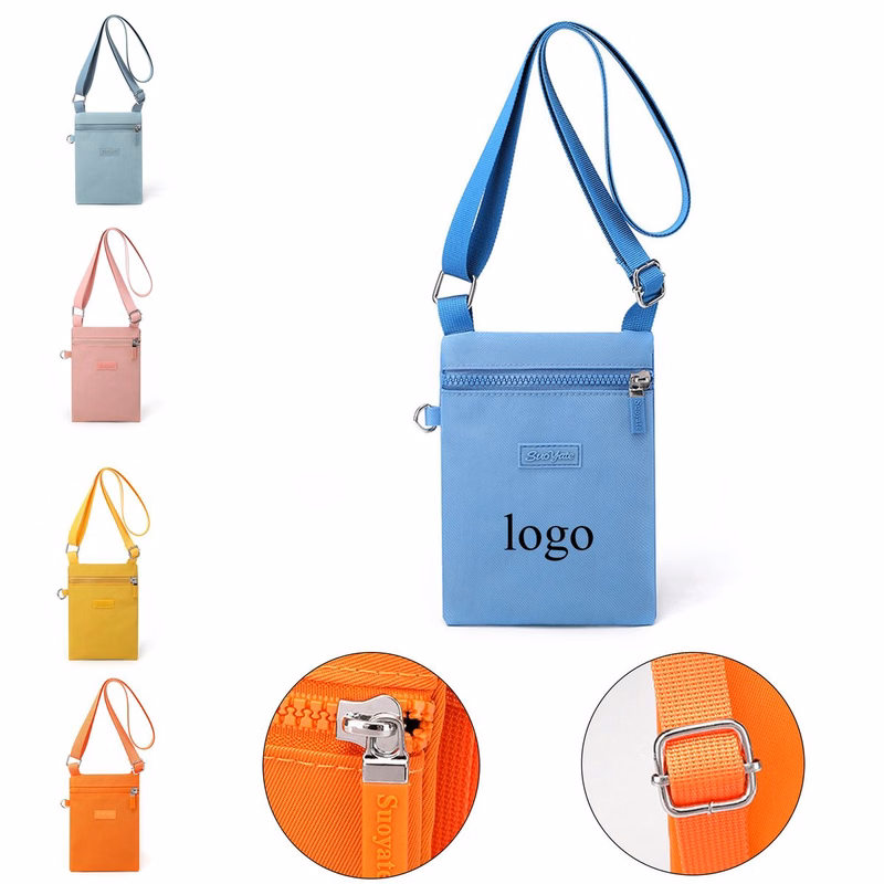 Minimalist Nylon Crossbody Sling Bag