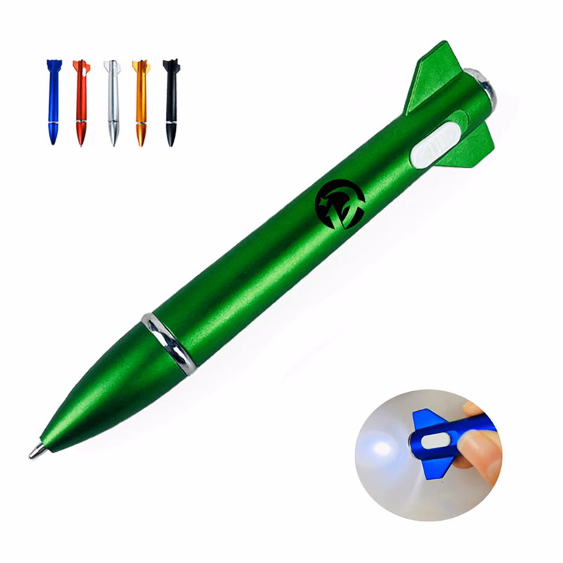 Ink-Proof Ballpoint Pen Missile Shape