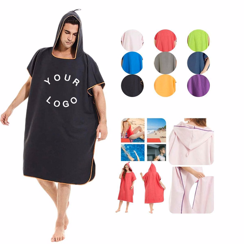 Breathable Poncho with Soft Microfiber Material