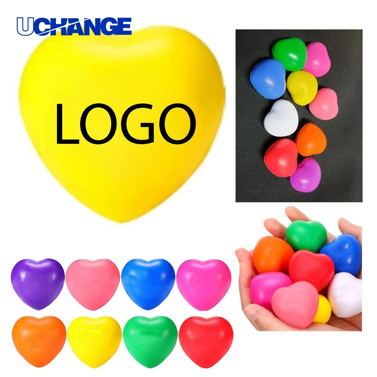 Mini Heart Stress Relief Ball 1