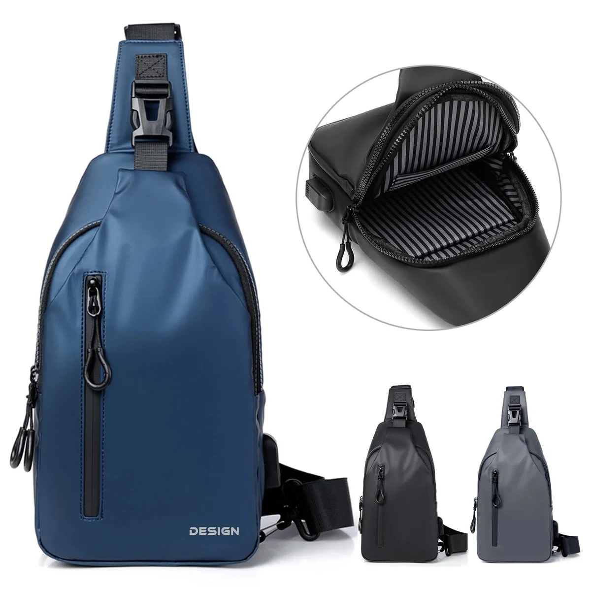 Men's Fashion Chest Bag 1