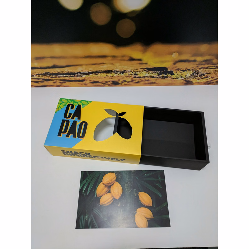 Custom Printed Full Color Slider Soft Touch Luxury Gift Box - 9.5x6.5x2