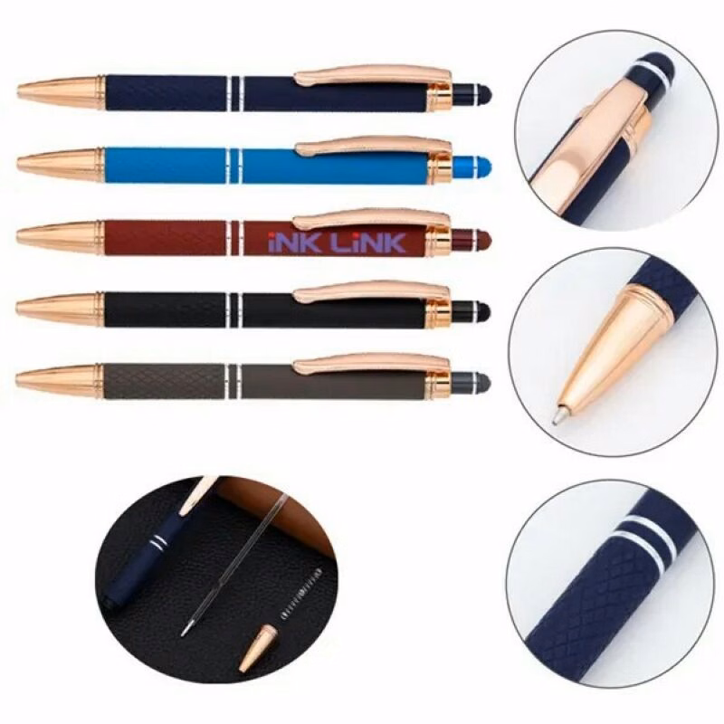 Rose Gold Classic Pen With Stylus