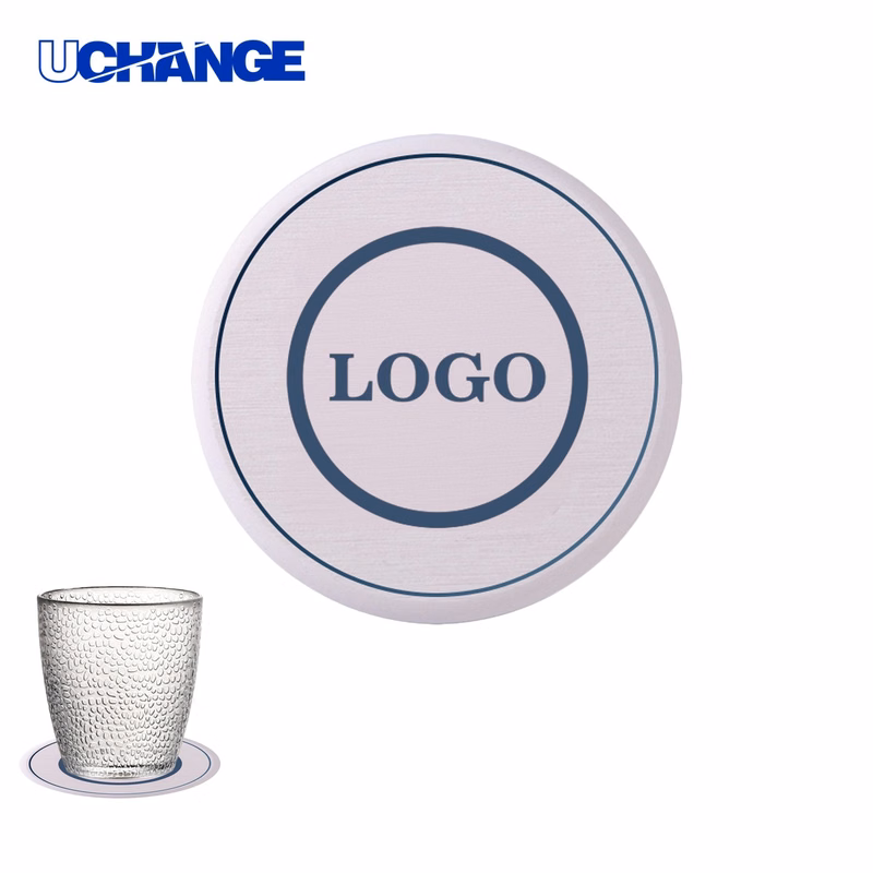 Personalized Round Paper Coaster Mat