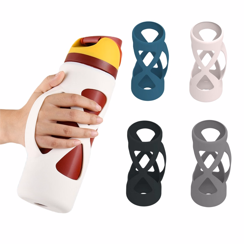 Sports Water Bottle Non-slip Silicone Protective Sleeve