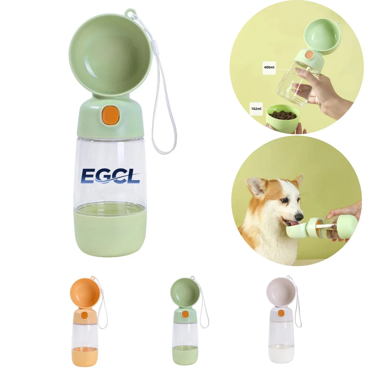 Pet outing water cup multi-functional water feeder 1