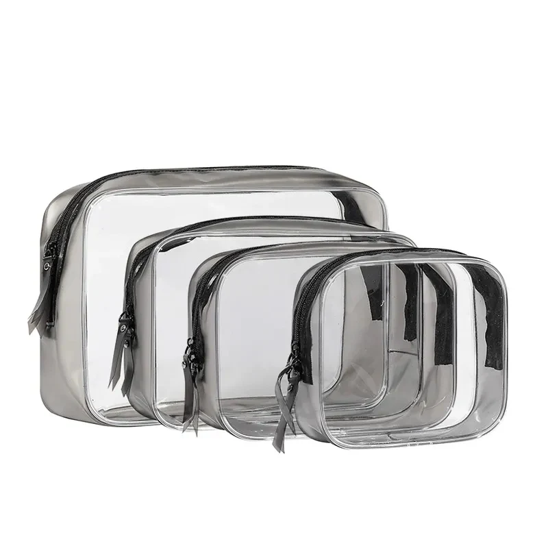 PVC Waterproof Transparent Portable Makeup Organizer Bag 1