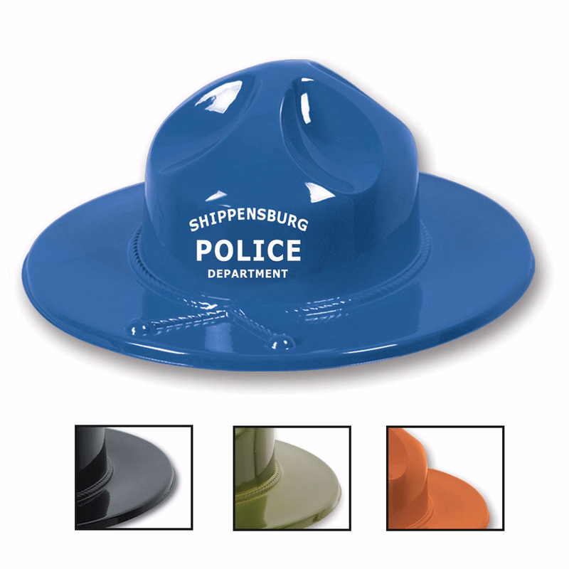 Imprinted Plastic Smoky Hat (1-Color Direct Imprint)