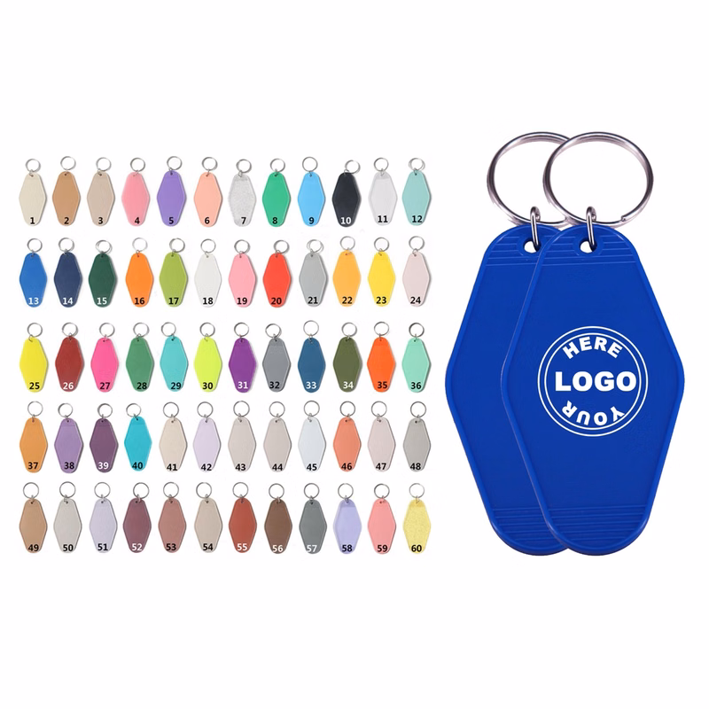 Custom ABS Plastic Motel-Style Key Fob