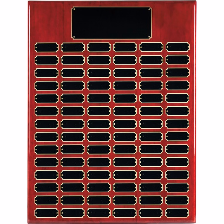 84 Plate Rosewood Piano Finish Perpetual Plaques