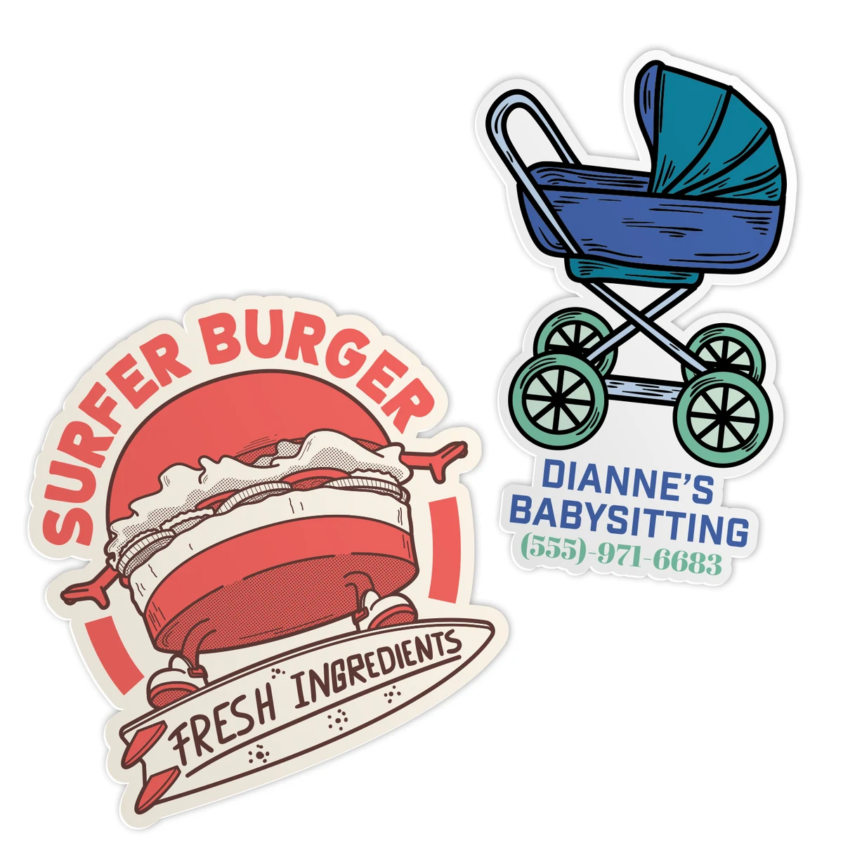 6" x 6" Die Cut Sticker 1