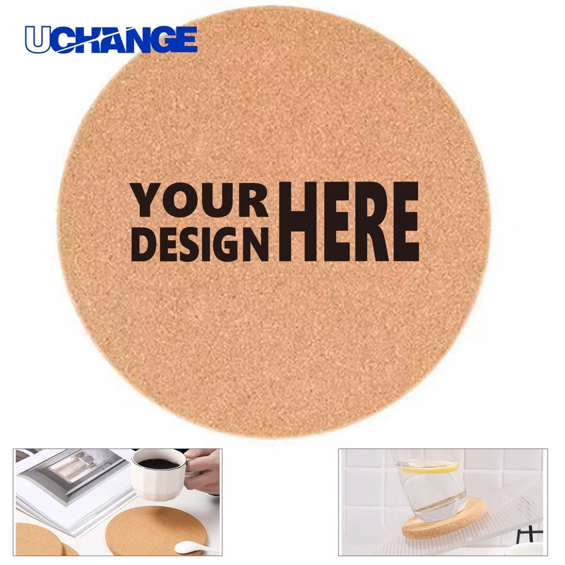 Round-Shaped Cork Coaster Mat