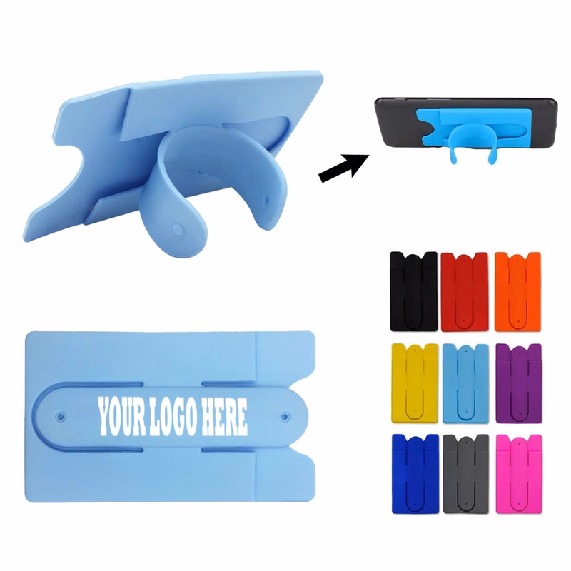 Silicone Phone Wallet With Kickstand