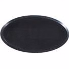 Black Oval Name Badge Frame