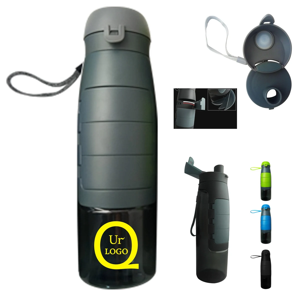 25 Oz Pillbox Water Bottles 1