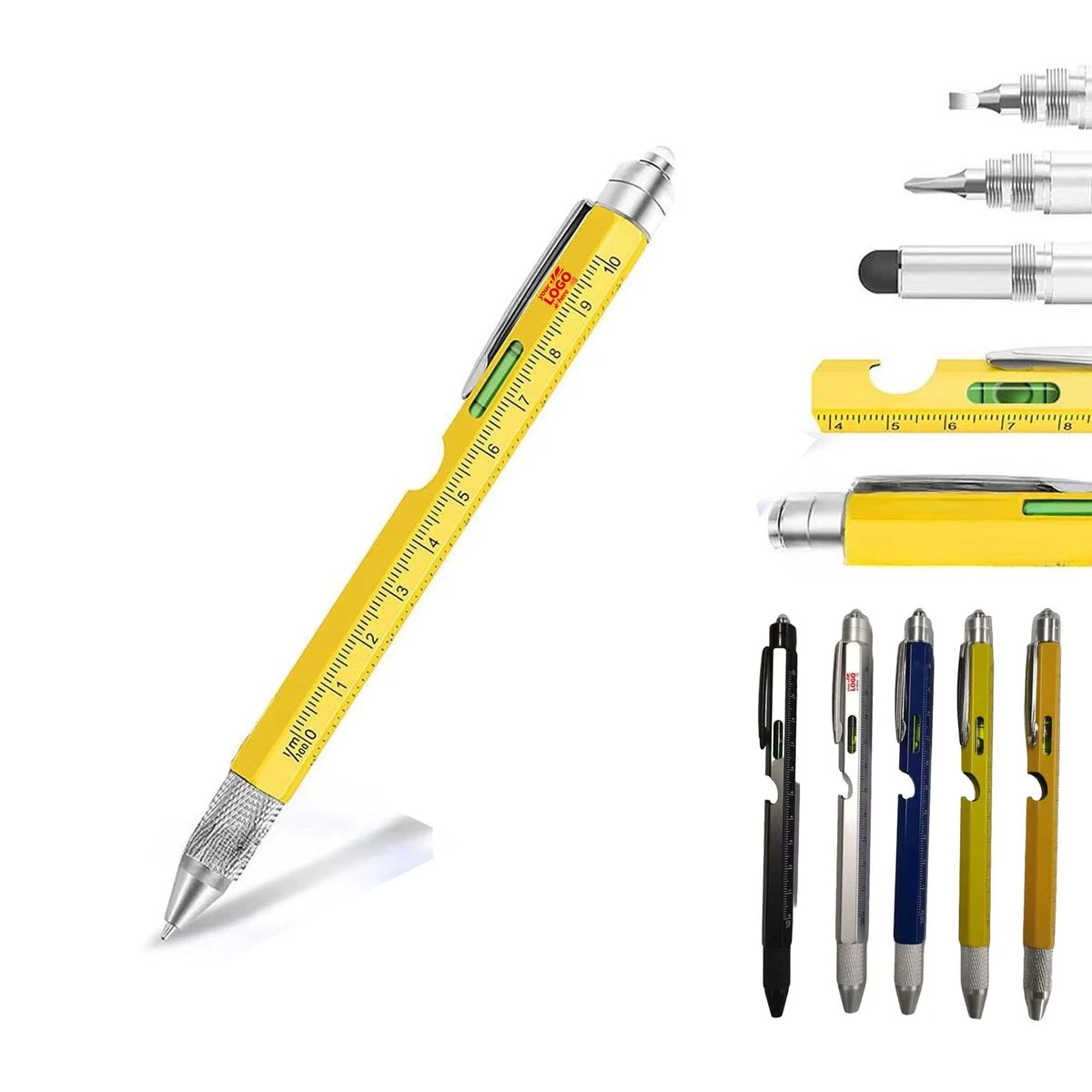 Multi Functional Touchscreen Ballpoint Pen, custom pen with logo imprint 1
