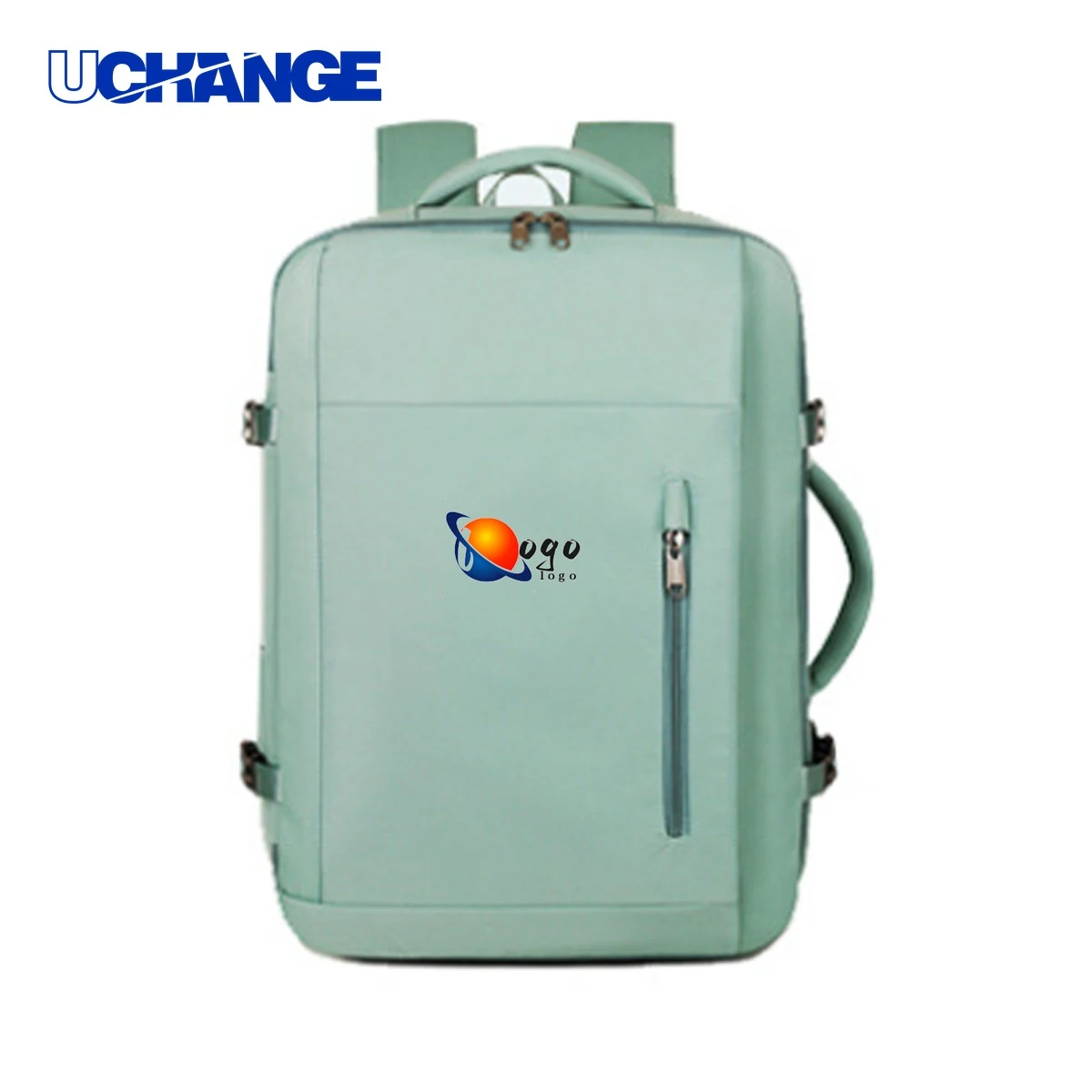 High-Density Oxford Side-Zip Computer Bag 1