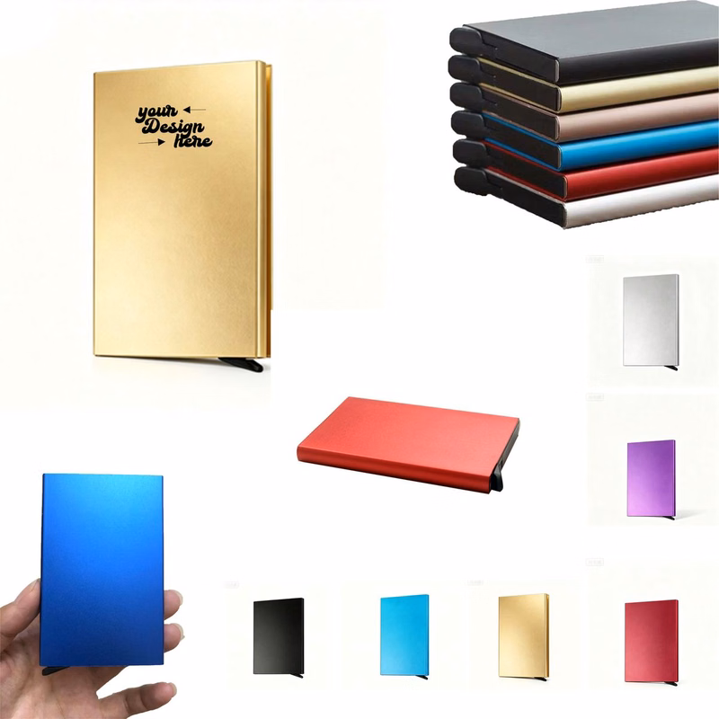 Precision Aluminum Auto-Eject Credit Card Case