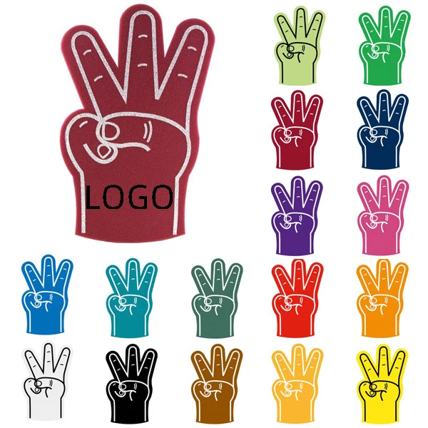 3-Fingers EVA Foam Cheer Mitts 1