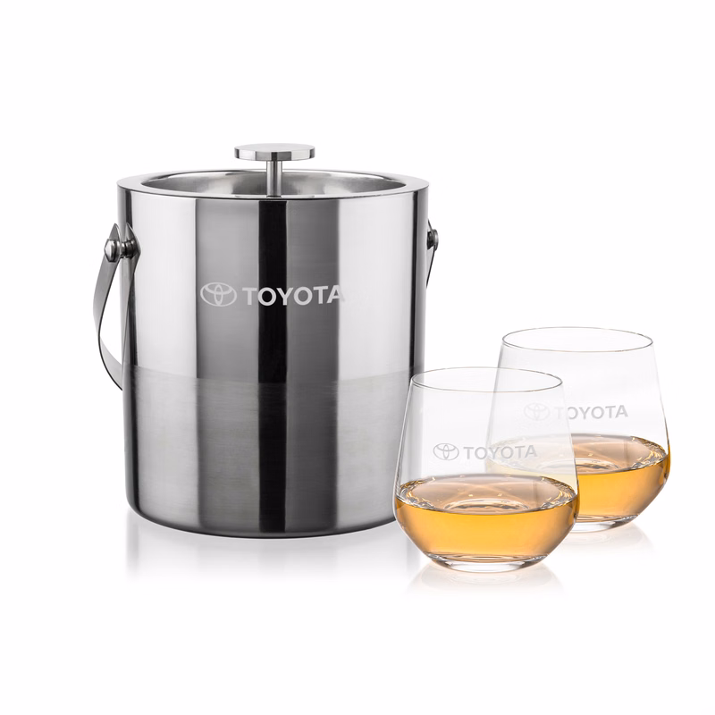 Catania Ice Bucket & Garland On-the-Rocks Set