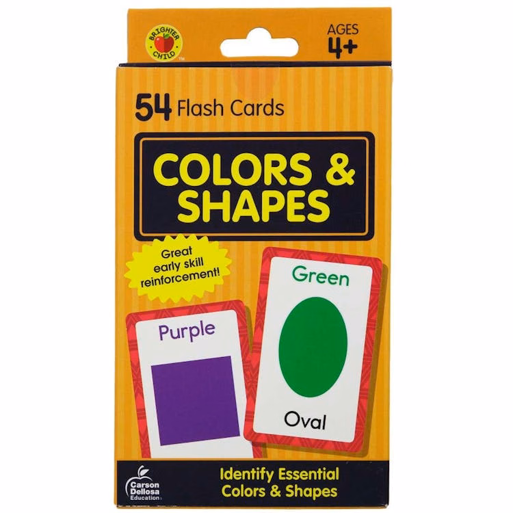 Shapes and Color Flash Cards