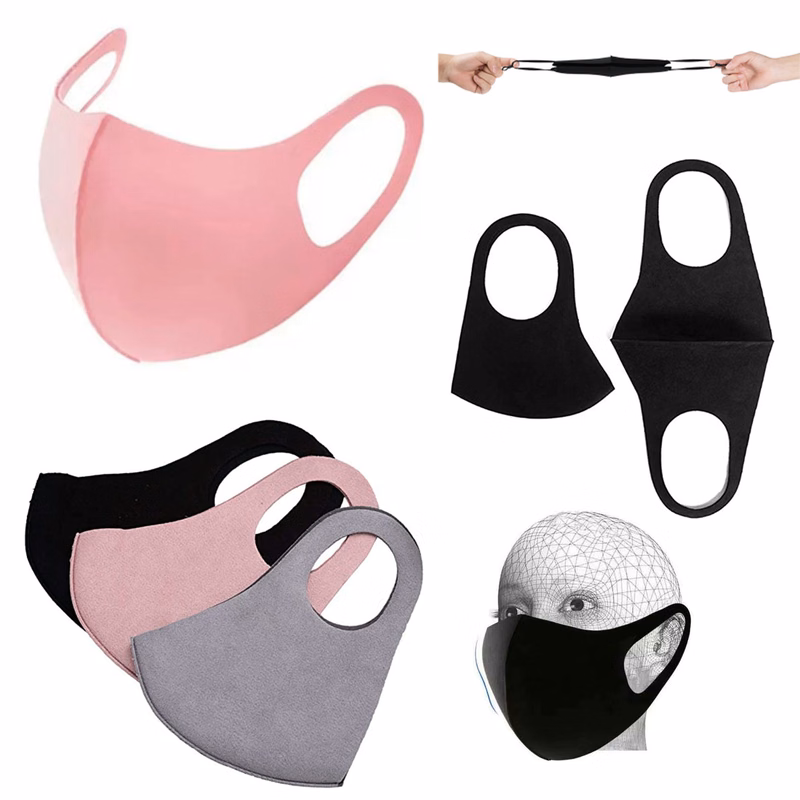 Ice Silk Washable Elastic Waterproof Sunscreen Breathable Mask