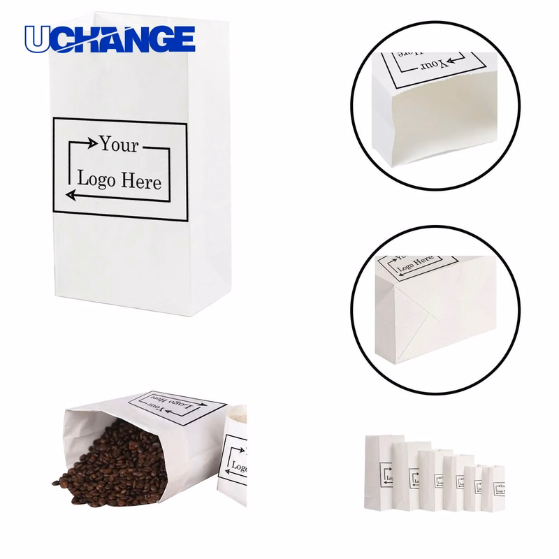 Sublimation White Kraft Paper Merchandise Bag
