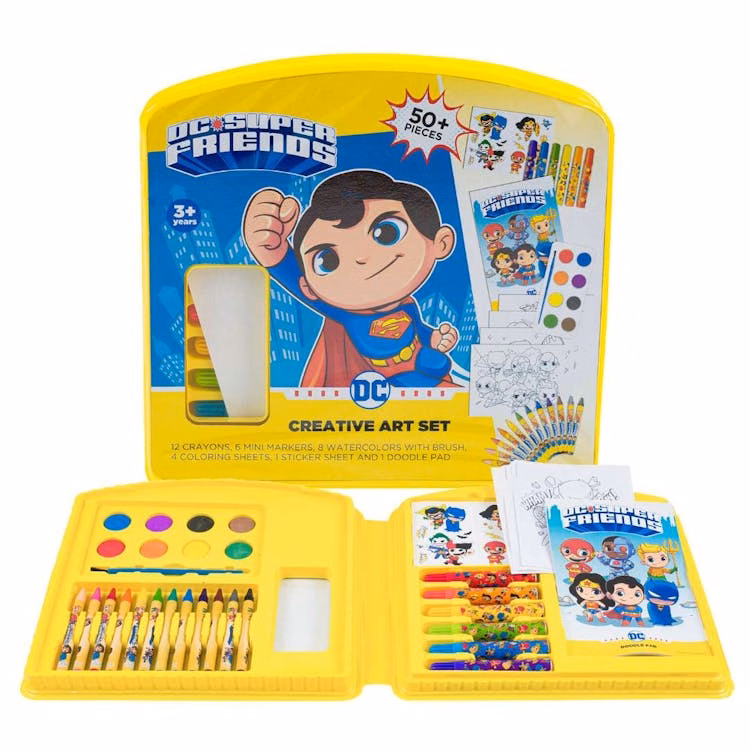 DC Super Friends Art Set - 50 Piece