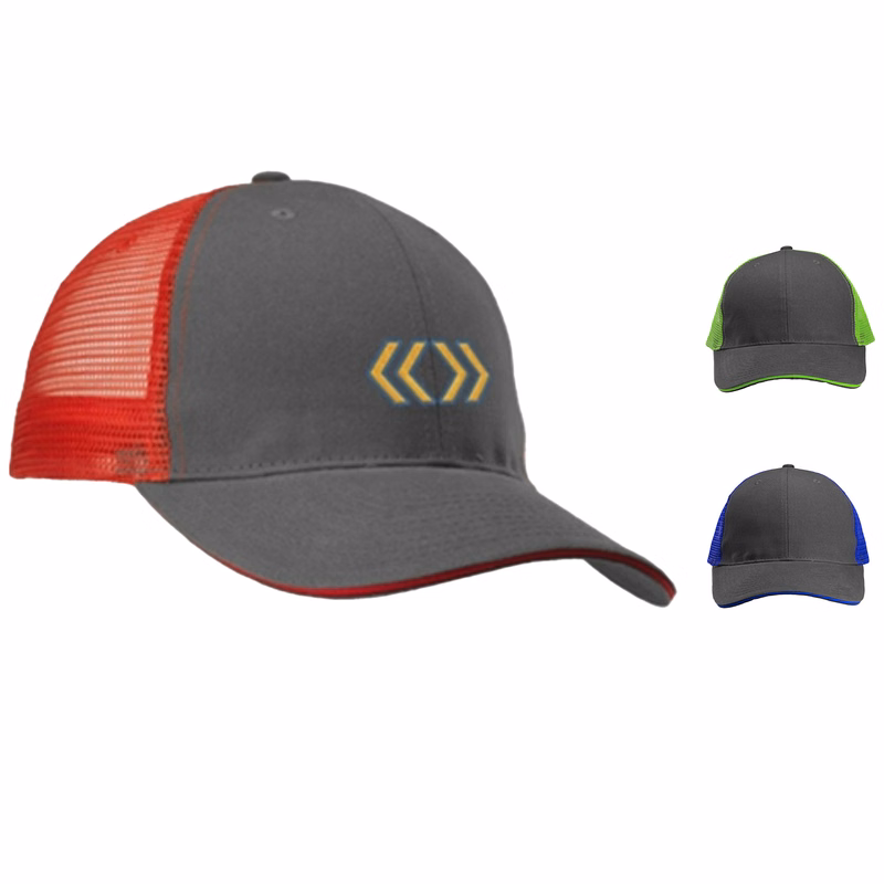 Mesh Trucker Hats with Two-Tone Color