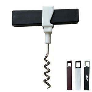 Compact Portable Wine Bottle Opener, custom kitchen gadget with logo imprint 1