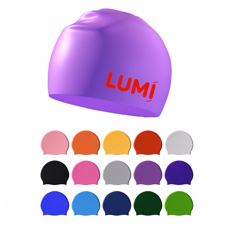 Ear Protective Silicone Swim Cap