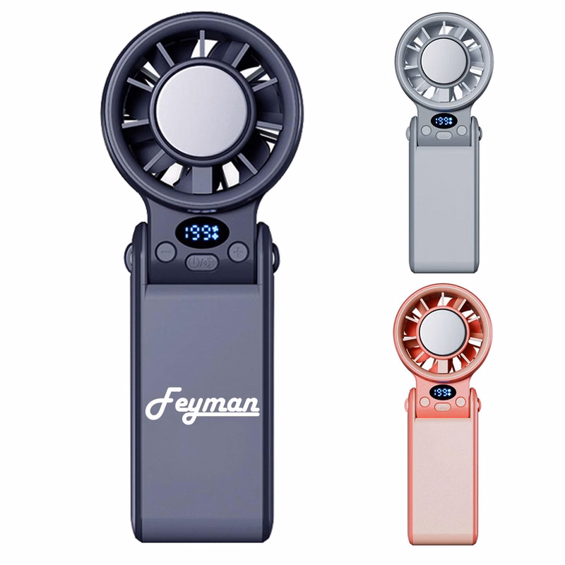 USB Digital Display High-Speed Handheld Cooling Fan