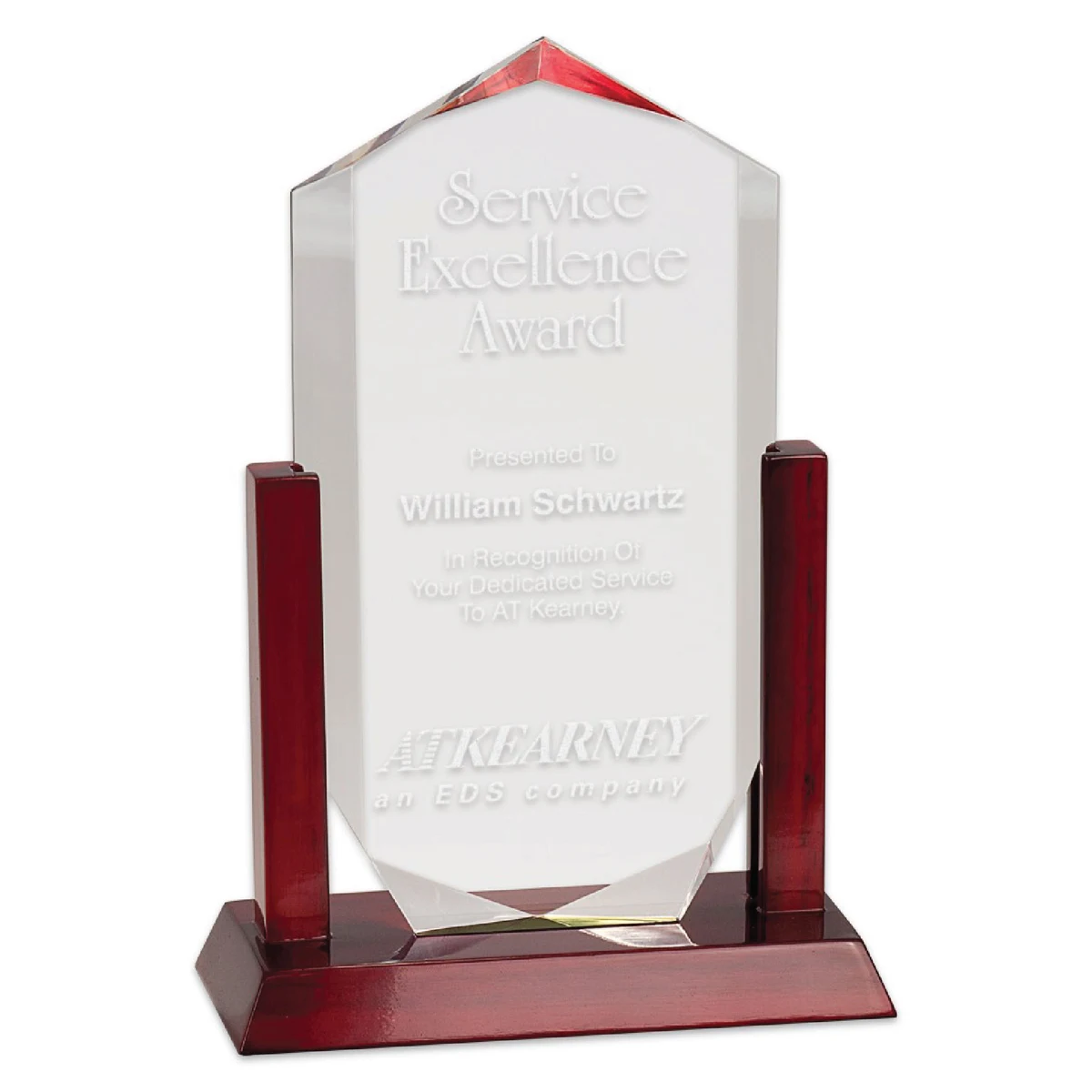 10" Clear Royal Crown Acrylic Award 1