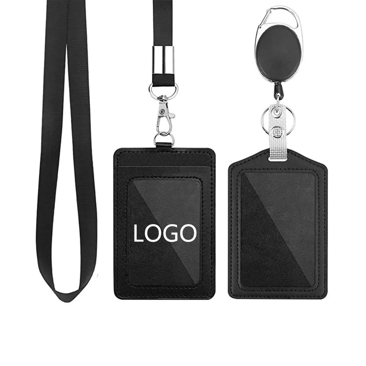 Id Badge Holder With Telescopic Lanyard 1