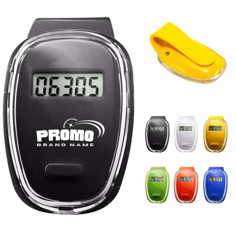 Simple LCD Display Counter Walking Pedometer With Clip