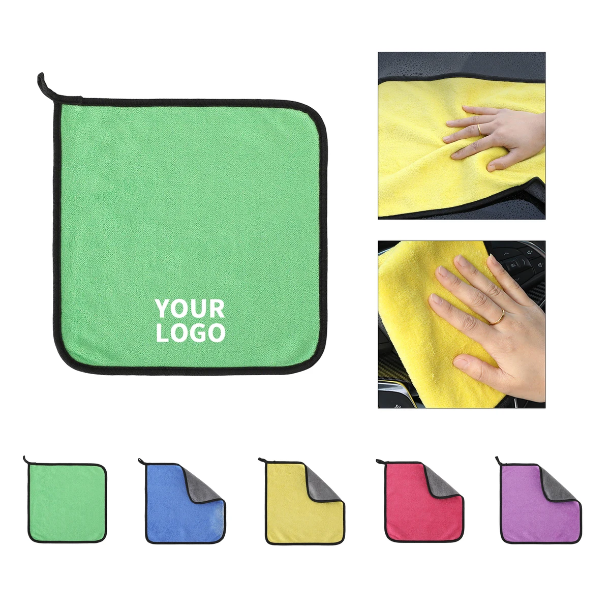 Microfiber Car Drying Towel 12" x 12" 1