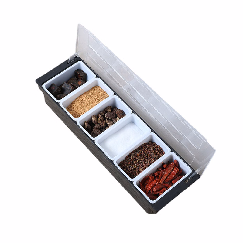 Bar Fruit Condiment Caddy With Lid MOQ20