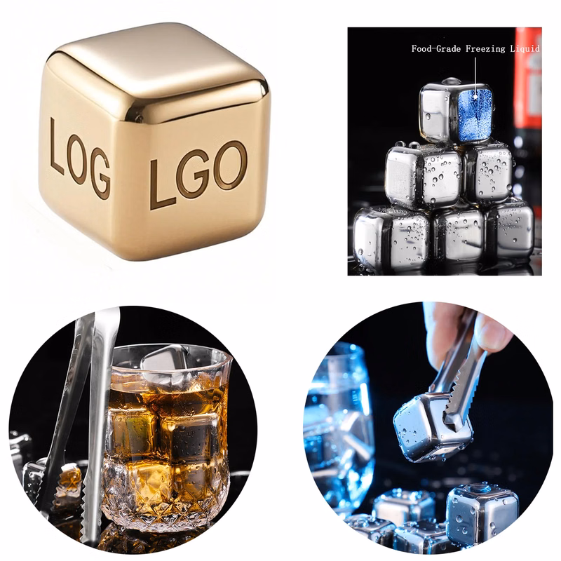 Food-Grade 304 Stainless Steel Ice Cubes