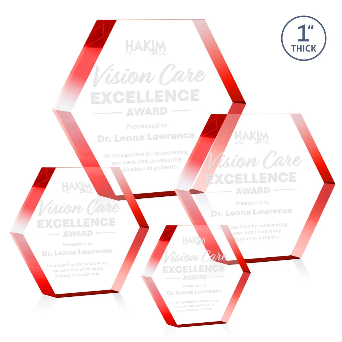 Markville Hexagon Award - Red 1