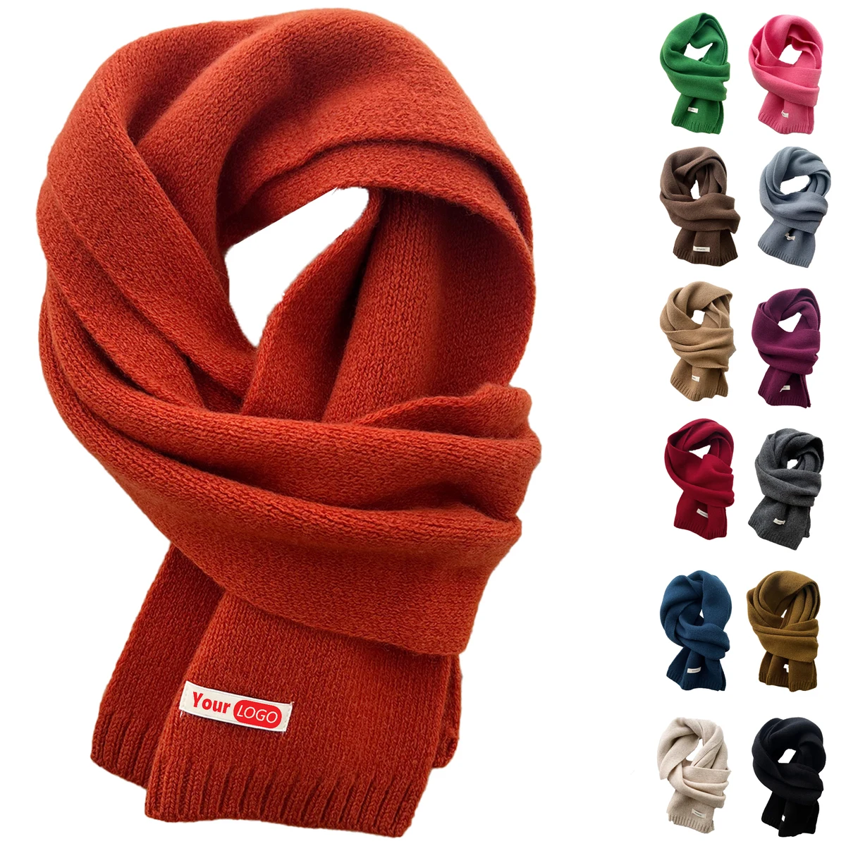 Pure Wool Unisex Winter Scarf 1