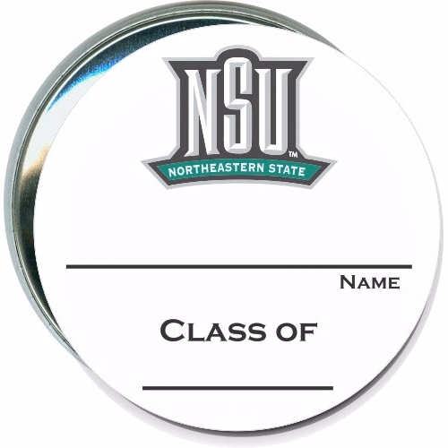 Northeastern State University, Reunion name tag, College Button