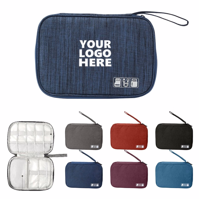 Slim Electronic Accessory Travel Storage Pouch
