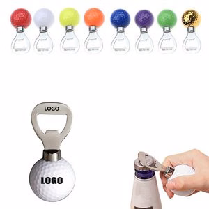 Charming Golf Ball Shaped Beer Bottle Opener Stainless Steel