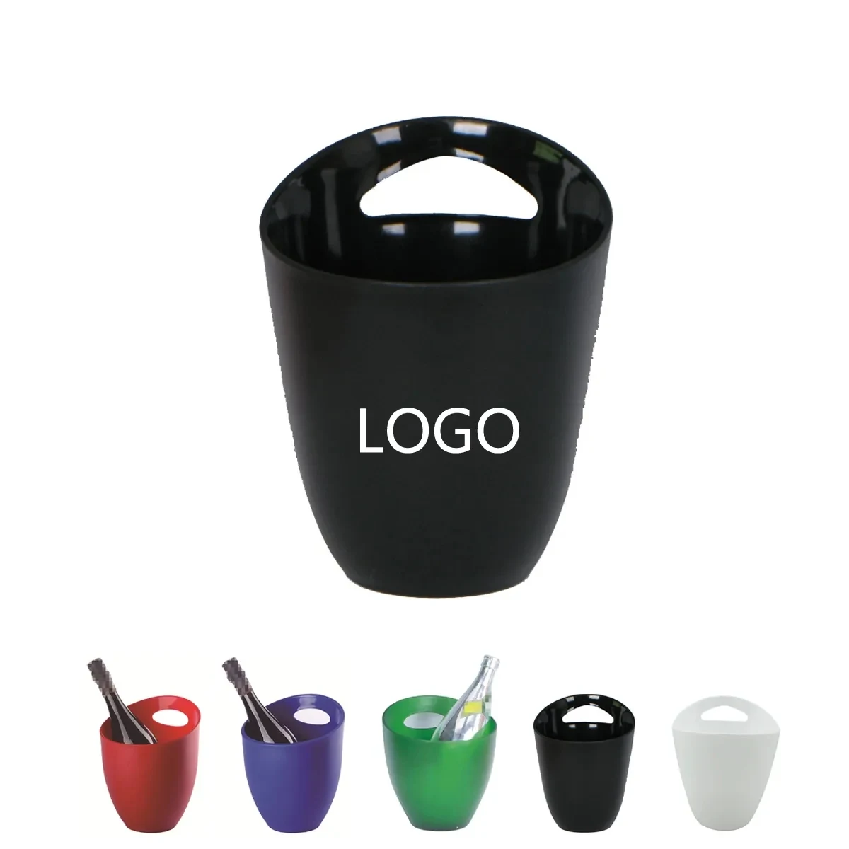 Plastic Ice Bucket With Handles 1