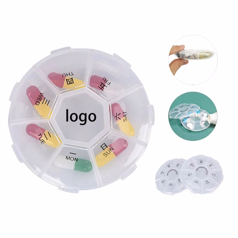 7 Grids Portable Weekly Pill Box