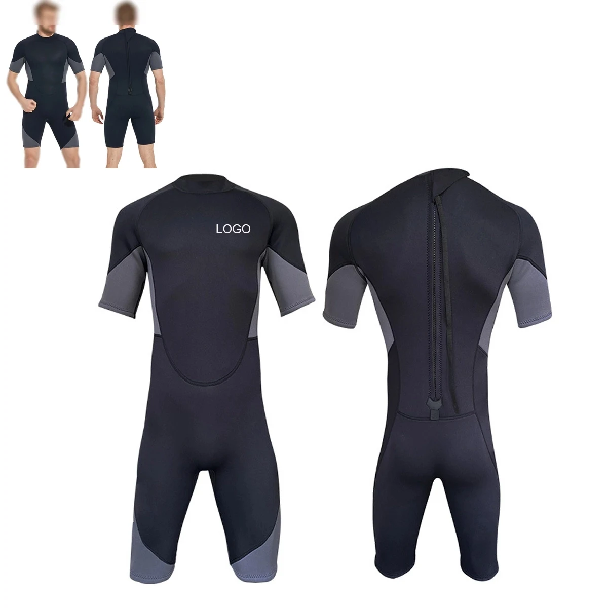 Neoprene Short Sleeves Wet Suits 1