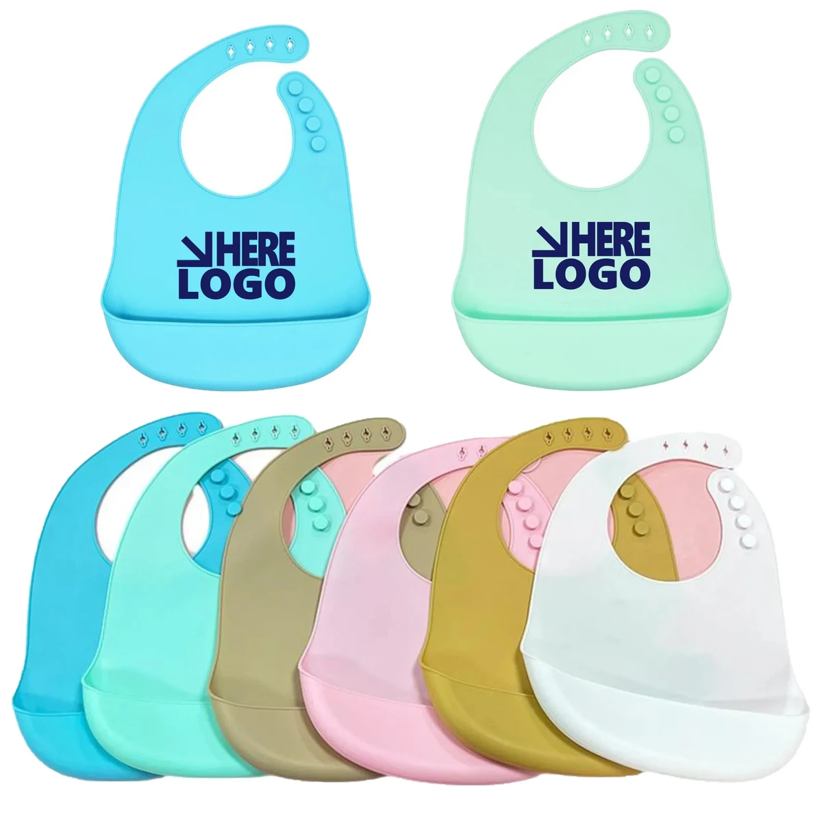 Baby Silicone Bib 1
